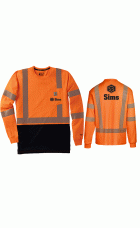 Force High-Visibility Long Sleeve Class 3 T-Shirt S107813 Force High-Visibility Long Sleeve Class 3 T-Shirt S107813