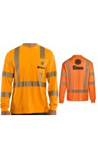 Force High-Visibility Long Sleeve Class 3 T-Shirt S100496